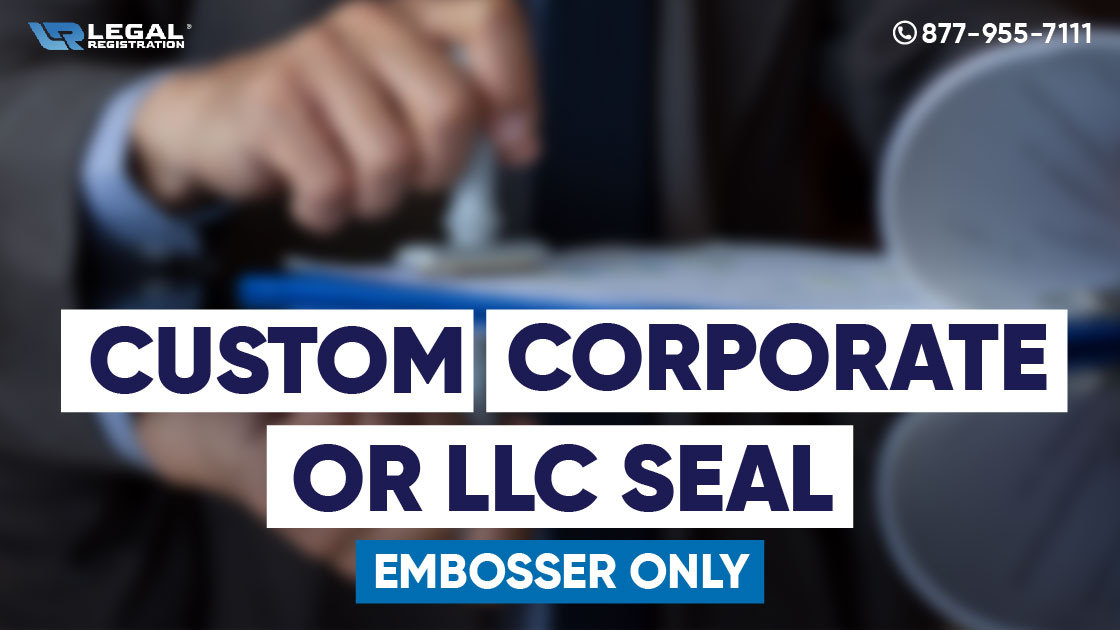 Custom Corporate or LLC Seal (Embosser Only) product image reference 1