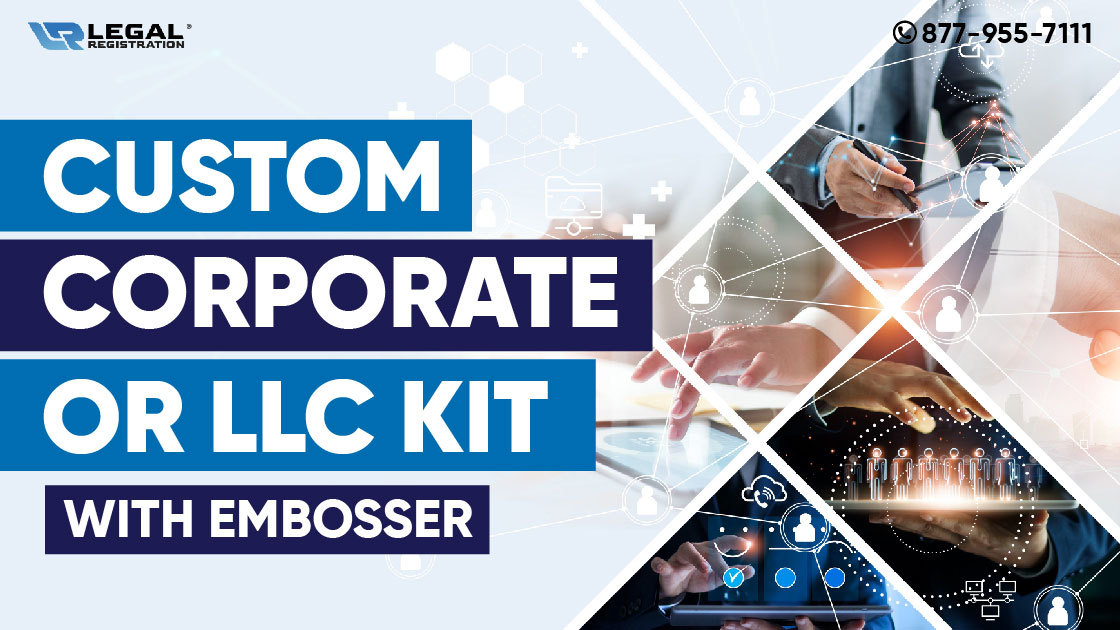 Custom Corporate or LLC Kit With Embosser product image reference 1