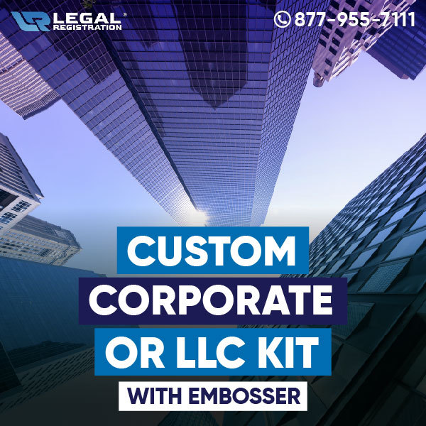 Custom Corporate or LLC Kit With Embosser