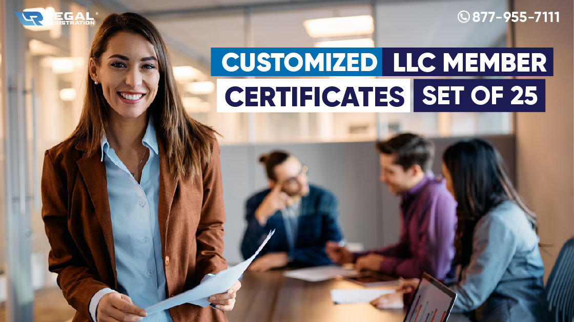 Tailored Limited Liability Company Member Certificates