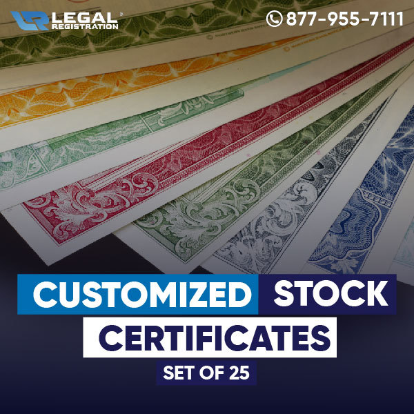 Customized Stock Certificates (Set of 25)