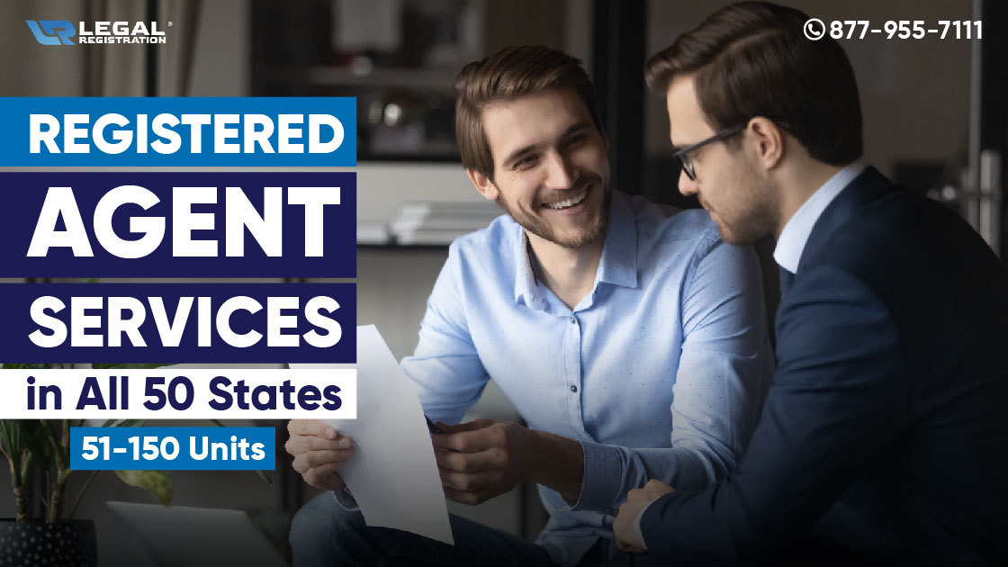Registered Agent Services in All 50 States: 51-150 Units product image reference 1