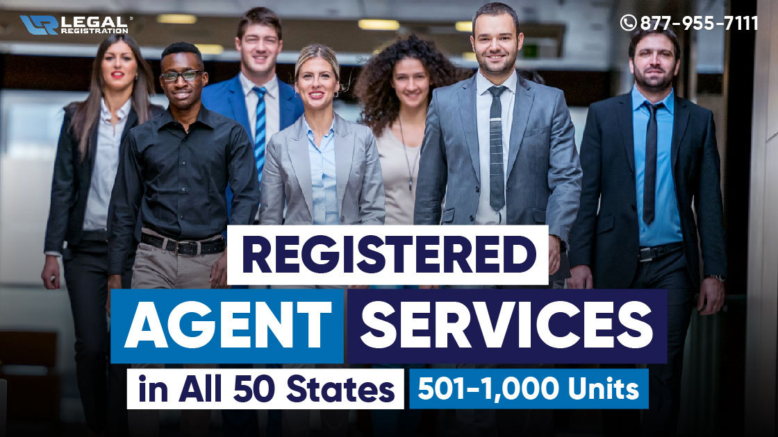 Registered Agent Services in All 50 States: 501-1,000 Units product image reference 1